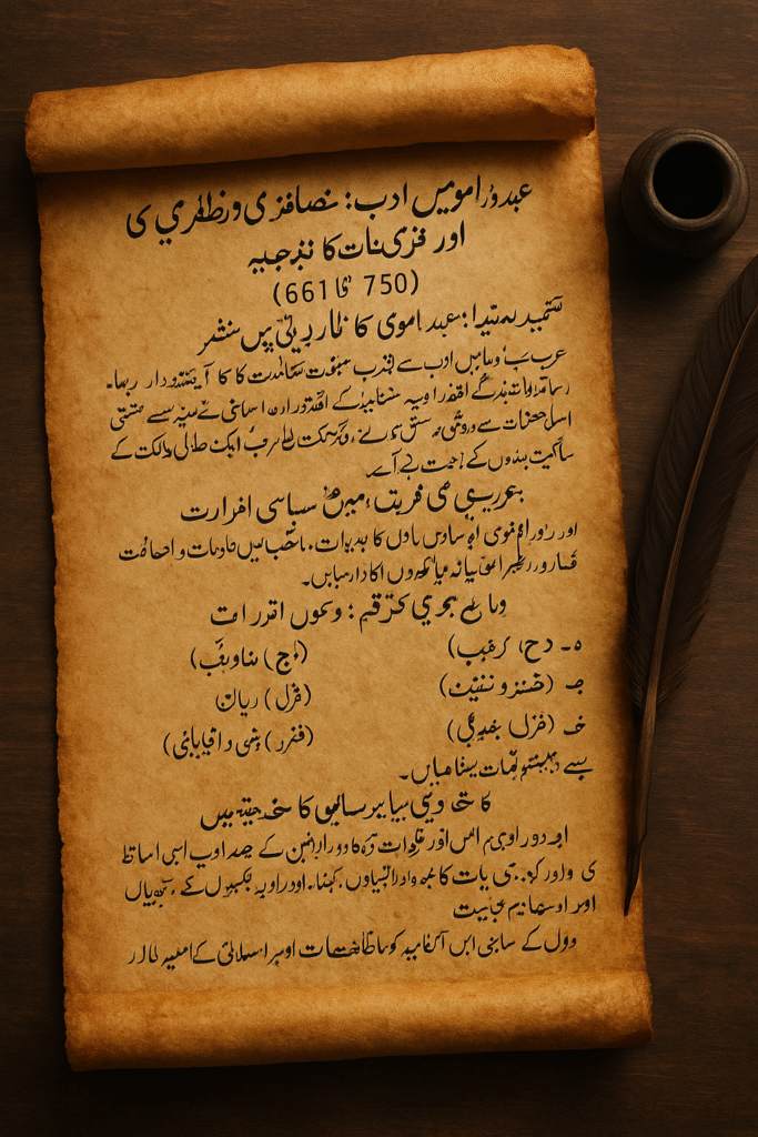 ادب عربي ادب عربي